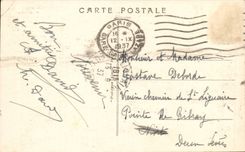 Unbekannter Soldat Paris-CPA Arc de Triomphe