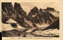 CPA Massifdu Pelvoux the ailefroide and the black glacier
