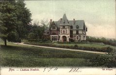 Belgie Belgium SPA CPA Neubois Castle