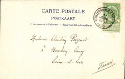 Belgie Belgium Brussels CPA Public garden of fine sand