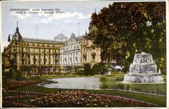 Germany Wiesbaden CPA Hotel Nassaur Hof Nassau Hotel