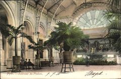 Belgie Belgium Spa CPA Interior of Pouhou