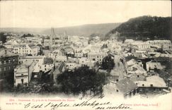 Belgie Belgium Spa CPA Panorama taken of the walk of the Russians (Russian Russia russia)