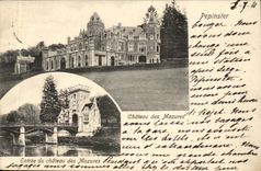 Belgie Belgium Pepinster Castle of Mazures Entrance of the castle