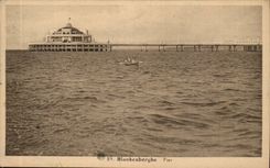 Belgie Belgium Blankenberghe CPA Pier