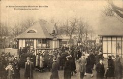 Belgie Belgique La foire commerciale de Bruxelles PAvillons dans les jardins