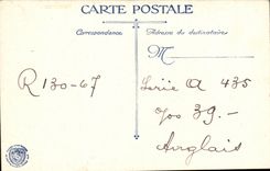 Belgie Belgium Chien keeps English trenches has guard dog one the English distinct (miitaria)