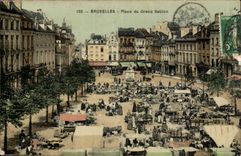 Belgie Belgium Brussels CPA Places Large Fine sand