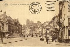 Belgie Belgium Liege CPA Entrance of the boulevard of the sAuvaniere