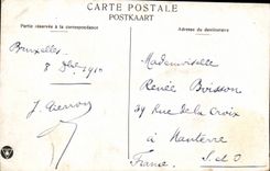 Belgie Belgium Brussels CPA Places of Brouchere