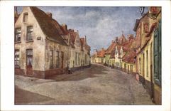 Belgie Belgium Bruges CPA Street of the Roller
