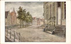Belgie Belgium Bruges CPA Quay Sainte Anne