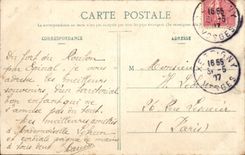 The Vosges CPA the rocks of Kruppenfels on has road of Munster