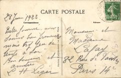 Le Havre CPA the casino seen of the beach