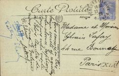 Verdun CPA the Goguin tower and the bridge of railroad