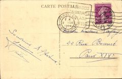 Deauville cPA the flowered beach the casino and gardens