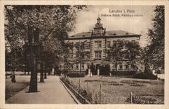 Germany Pram (Pfalz) CPA Hohere Stadt Maddhen Schule