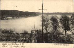 Germany Gruss aus Grunheide CPA Blick auf den Peetzsee