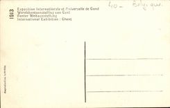 Belgie Belgium CPA Ghent the king entering to the exposure for the inauguration of the floral festivals