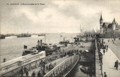 Belgie Belgien Antwerpen CPA das Landungstadium und das Steen