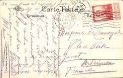 Belgie Belgien Antwerpen CPA das Landungstadium und das Steen