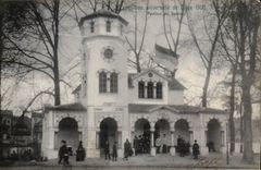 Belgie Belgium CPA Fair of Liege 1905 House of Serbia
