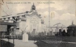 Belgie Belgium CPA Fair of Liege 1905 Palates of agriculture (France)
