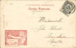 Belgie Belgium CPA Fair of Liege 1905 Palates of agriculture (France)