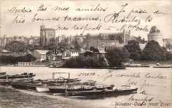 Great Britain Windsor Castle from To rivet CPA