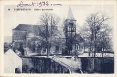 Luxembourg CPA Echternach Parish church