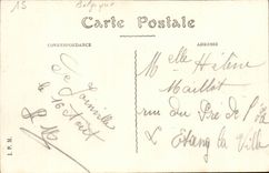 Belgien Belgie Frankreich Belgien Luttich die Brucke Bogen CPA Miltiaria Drapeax der Legion der Ehre