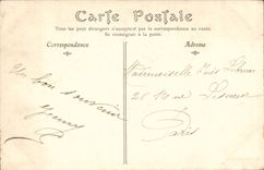 CPA Castle of Coucy walls