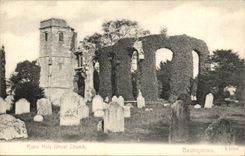 Great BRitain Basingstoke CPA Ruins holy ghost church (phantom)