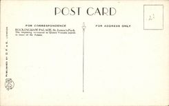 Great BRitain London London CPA Buckingham de luxe hotel