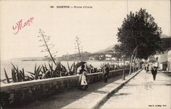 Menton CPA Road of Italy