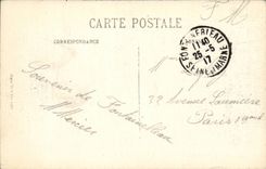 Palate of Fontainebleau CPA the living room Louis XII