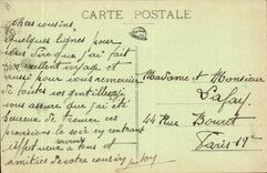 Town of Auxerre CPA the division of the Bay-trees Works of the sculptor max Blondet