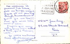 Auvergne CPA the lake Chambon