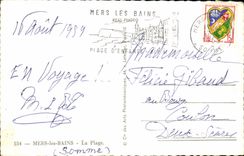 Seas les Bains MODERN CARD the beach