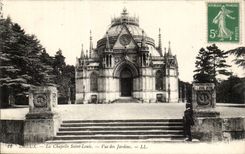 Dreux CPA the vault Saint Louis Seen of the gardens