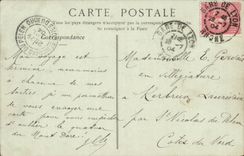 Lyon CPA the bridge Lafayette (trams)