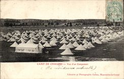 CPA Camp of Trawl-nets Seen of a camping