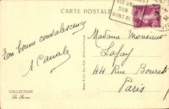 CPA the top of the Mont Blanc seen of Sallanches (4810m)