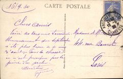 Angouleme CPA Le rempart Desoix et la cathedrale