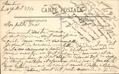 Vichy CPA a corner of the park