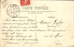 Cepoy CPA die Allee des Schlosses