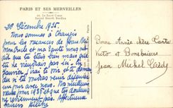 Paris et ses merveilles CPA Le sacre coeur