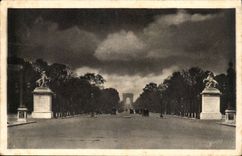 Paris CPA die Allee des Champs Elysees