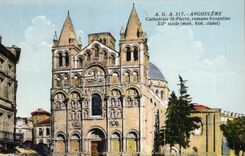 Angouleme CPA Cathedrale St Pierre romano bizantine 12eme