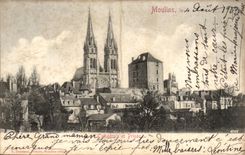 Moulins CPA Cathedral and prison